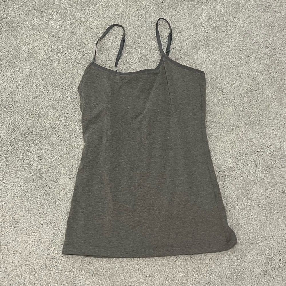SO Charcoal Gray Spaghetti Strap Camisole
